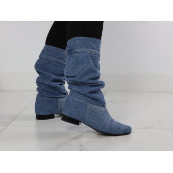 Botki Saszki  jeans POK  16--38